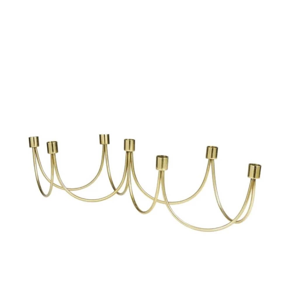 

Candles Home Decoration 7 Holder Gold Stainless Steel Candelabra Free Shipping Candles & Holders Decorations Candle Decor Garden