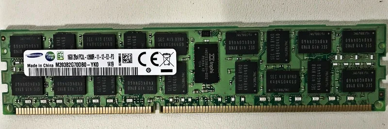 

RAM 16G 2RX4 PC3L-12800R 1600 REG M393B2G70DB0-YK0 server memory