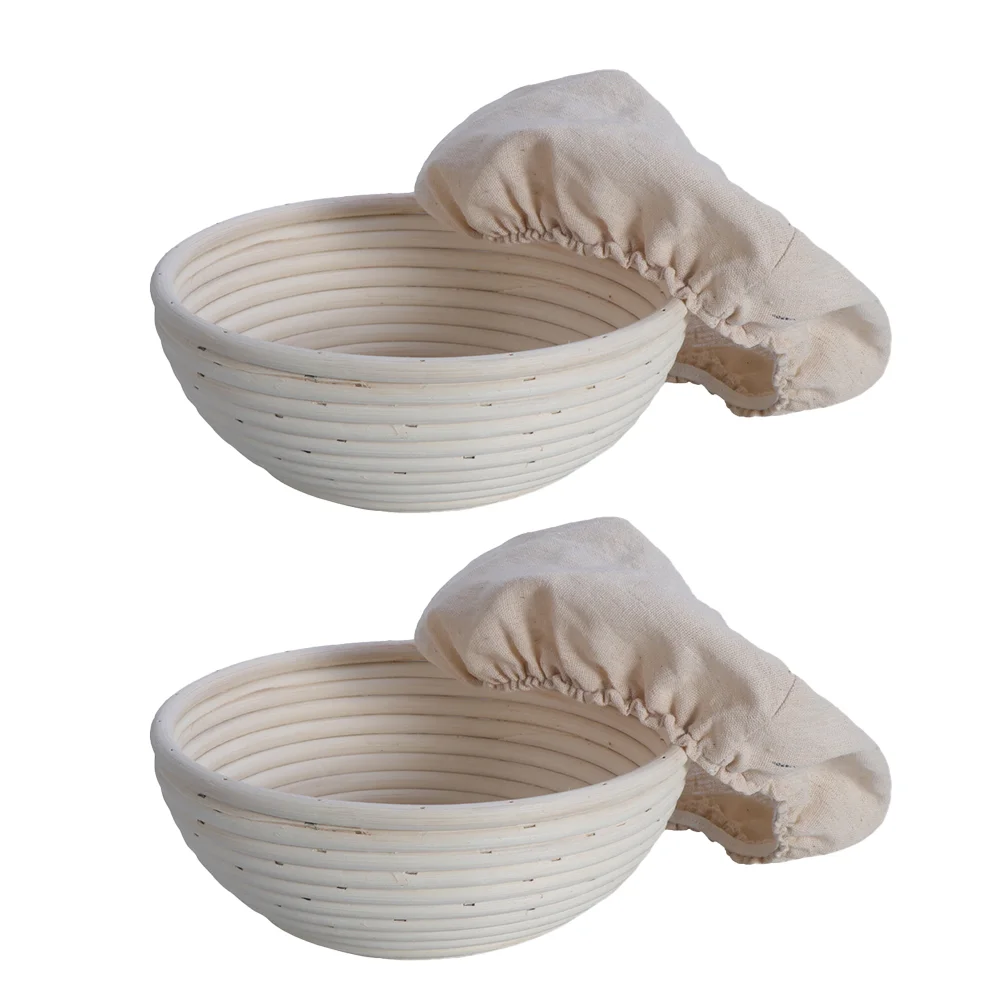 

Basket Bread Proofing Banneton Baking Fruit Rattan Dough Tool Sourdough Bowl Serving Woven Wicker Container Vegetables Kit Lame