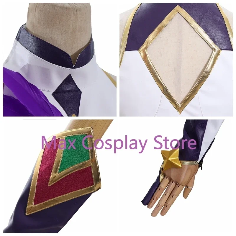 Wby2 Cos Star Guardian Xayah Косплей Костюм Игра Костюмы на Хэллоуин для женщин наряд