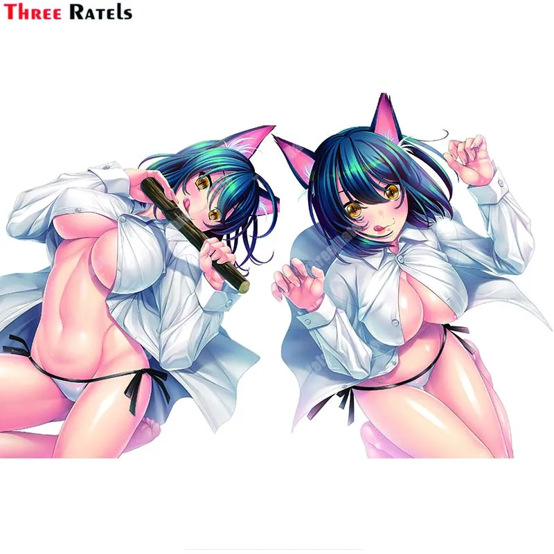 

Персонализированные креативные наклейки с царапинами Three Ratels A917, спасибо тайманина асаги, автомобильные наклейки для школы, подарки, детские игрушки, Декор