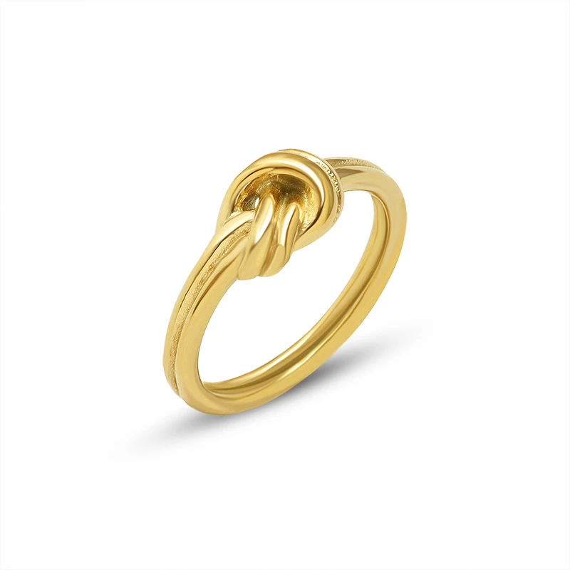 

Personality Knotted Casting Women'S Rings Versatile Fashion Women'S Rings Stainless Steel Rings Women'S Jewelry Trend Products
