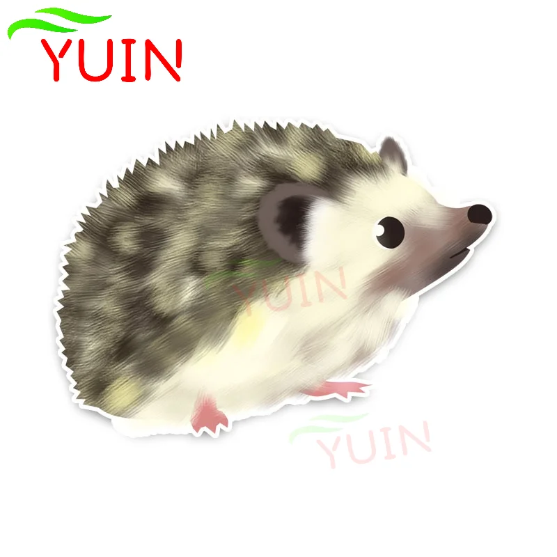 

Stereoscopic Cute Animal Hedgehog Car Sticker Fashion Cars Accessories Windshield Decoration Waterproof Sunscreen Decal 14*10cm