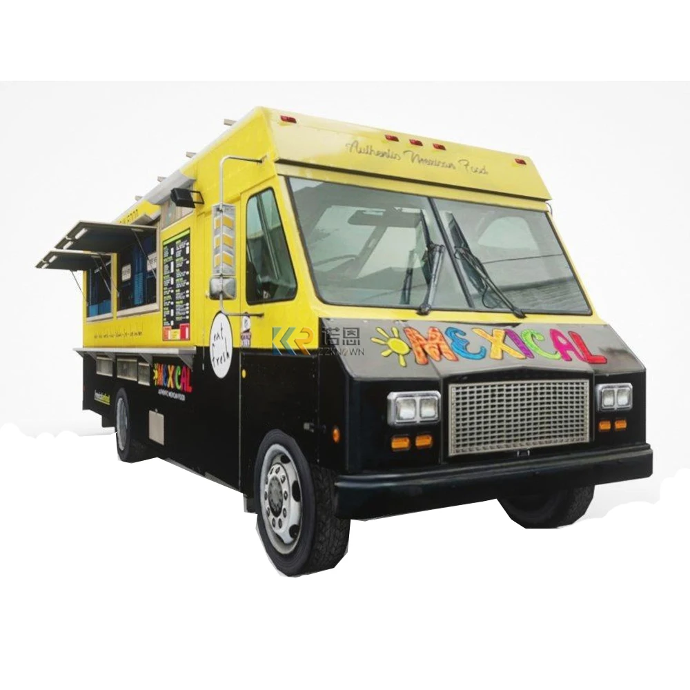 

Mobile Kitchen Fast Street Food Truck for Sale Fryer Cicken Griddle Electric Food Cart Pizza Ice Cream Vending Trailer