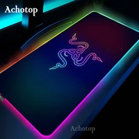 900x400 razer mouse pad gaming rgb mouse pad large overlock speed gamer led mouse pad soft laptops gamer for gaming accessories
