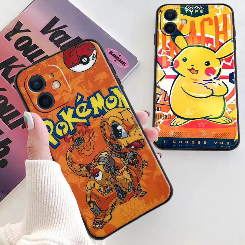 

Pokemon Pikachu Phone Cases For iPhone 7 8 SE2020 7 8 Plus 6 6s 6 6s Plus X XR XS MAX Back Cover Funda Soft TPU Coque