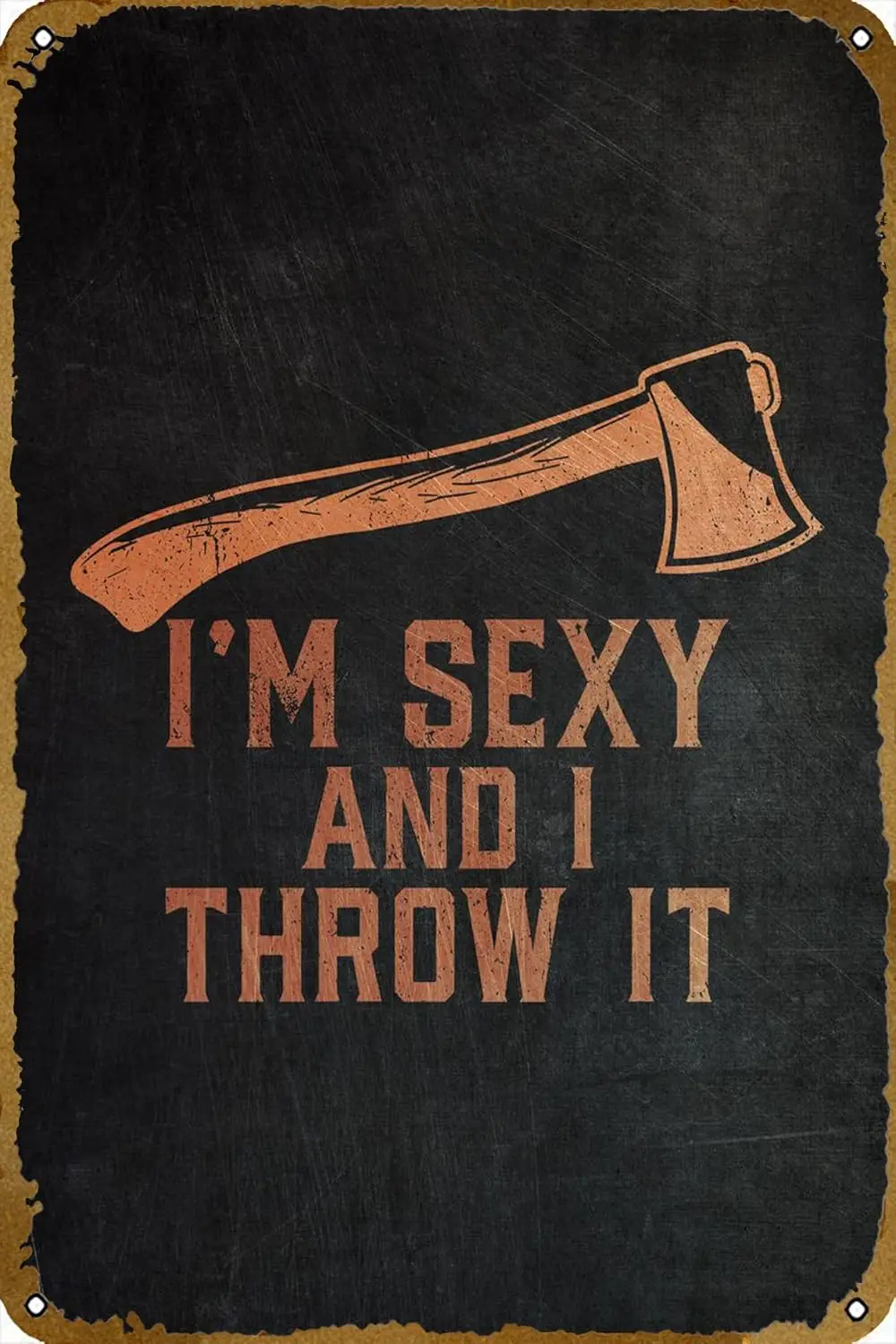 xe Throwng Htchet постер Tn Metl Novty Sgn Ретро Wll Декор для дома улицы гата бродяга верстатов