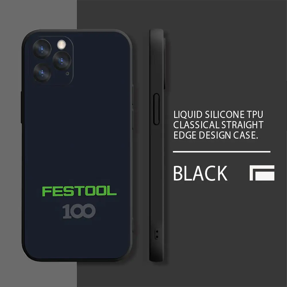 Крутой ящик для инструментов Festool MINISO Чехол телефона Черный TGU Iphone 16 Pro Max 15 14 13 Mini 11