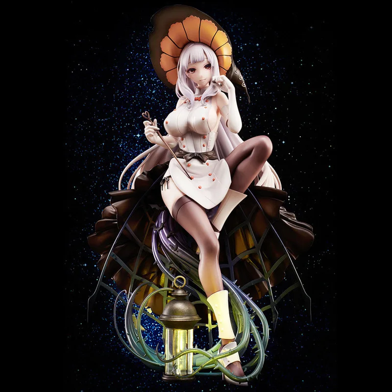 

Native Iida Pochi's October 31st Witch Miss Orangette Collection PVC Action Figure Japanese Anime Figure Model Toys Doll Gift