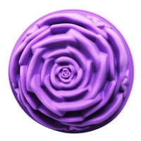 23cm large rose flower silicone cake moldice chocolate making tools candy jelly soap mold baking mould decorating