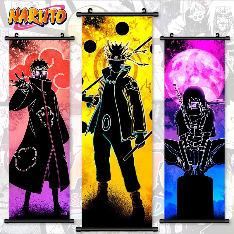 

Uzumaki Naruto Hanging Scrolls Wall Artwork Picture Poster Canvas Painting Mural Modular Living Room Bedroom Home Decor Cuadros