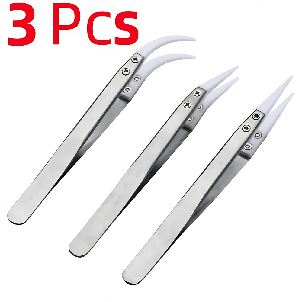 

Набор пинцетов KRIOCY из нержавеющей стали 3 шт.