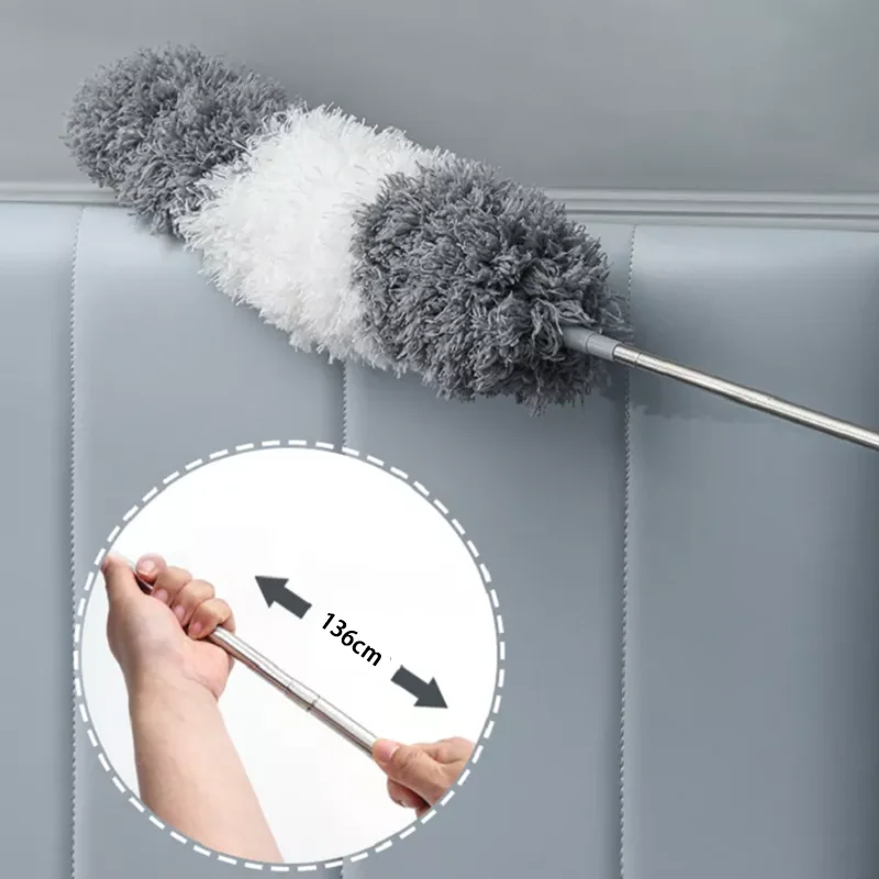 

Телескопическая пылесборник, легкая щетка для удаления пыли, гибкий пылесборник, пылесборник, пылесборники, бытовые инструменты для уборки...