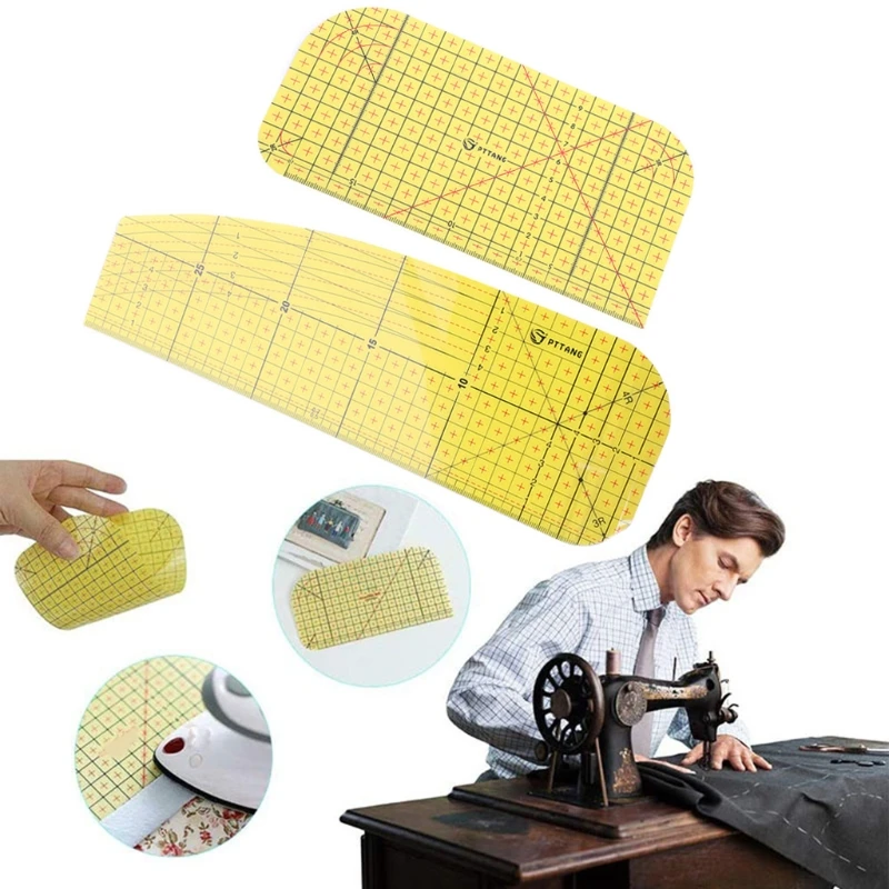 

Линейка для шитья, 2 шт., линейка для глажки