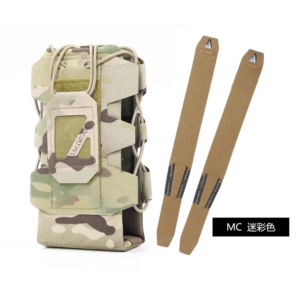 Outdoor Multifunctional Tactical Camouflage Walkie Talkie Bag, Kettle Bag, Hiking Camping MOLLE Large Capacity Accessory Bag