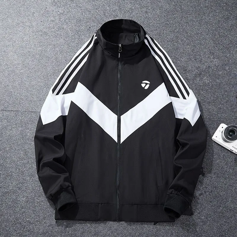 

Golf Jacket Men's Women's Casual Sport Run Tops Korean Version Loose Golf Coat Windbreaker Stand Collar Spring Golf Sportswear