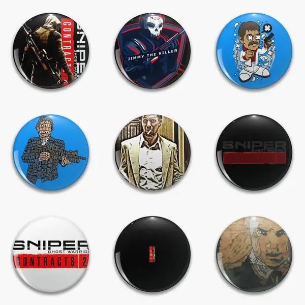 

Снайперский контракт Джимми убийца хитмана мафия мягкая булавка на пуговицах Регулируемая бриллиантовая брошь на воротник ювелирные изде...