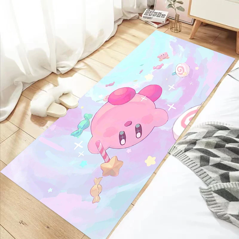 

Cute Living Room Carpet K-Kirby Bathroom Rug Non-slip Kitchen Mats for Floor Carpets Rugs Balcony Home Entrance Doormat Foot Mat