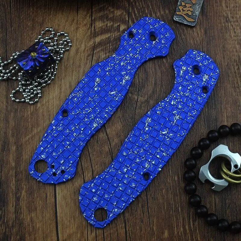 

1 пара Сделай Сам титановая ручка накладки ручки весы для Spyderco C81 военизированный 2