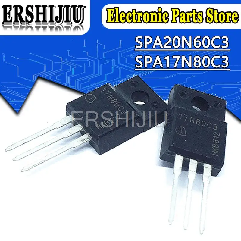 

10 шт SPA17N80C3 TO-220F SPA20N60C3 17N80C3 20N60C3 SPA17N80 SPA20N60 17N80 20N60 TO220 MOS полевой транзистор