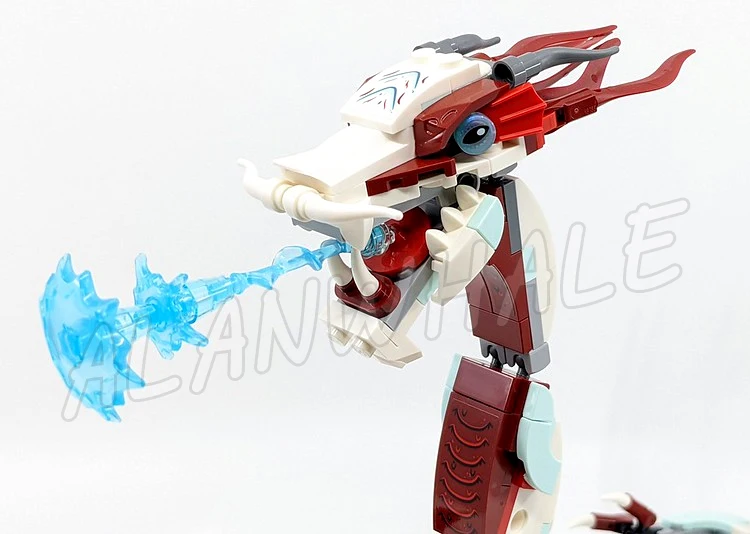 424 шт. супер истребитель битва в древней деревне десять колец китайский дракон 60097