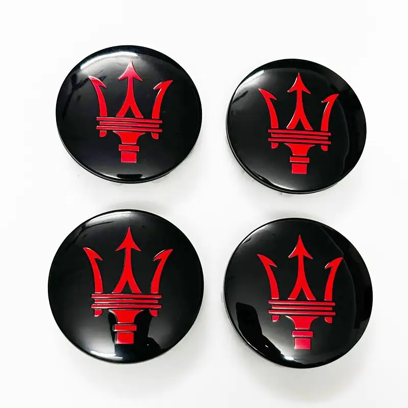 

60 мм автомобильные колпачки для центральных колес, чехол для Maserati Granturismo Levante Ghibli Gran GC Cabrio GT Quattroporte Coupe, аксессуары