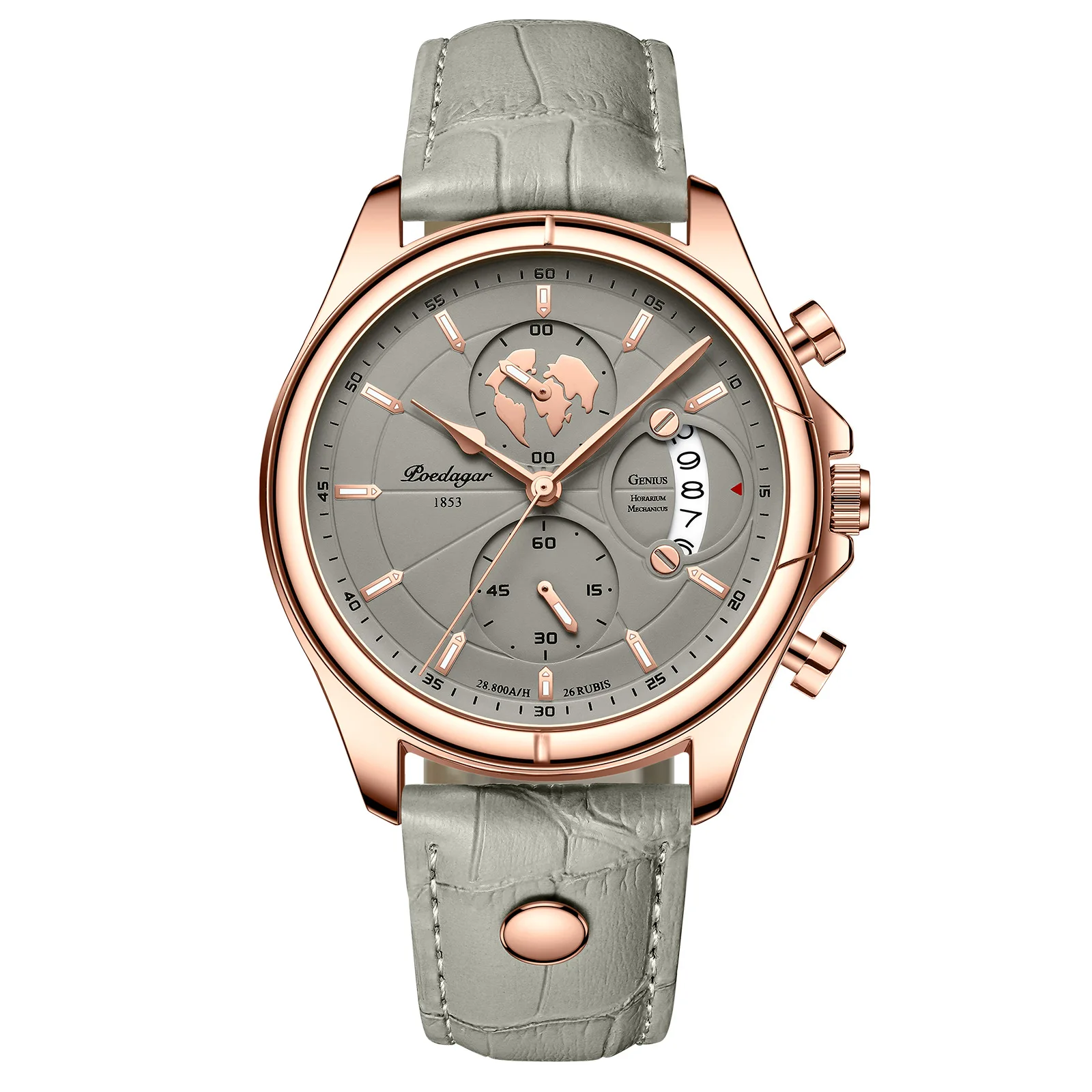 Men's watches 2023 new fashion leather waterproof luminous top brand luxury men's quartz watch men Relogio Masculino