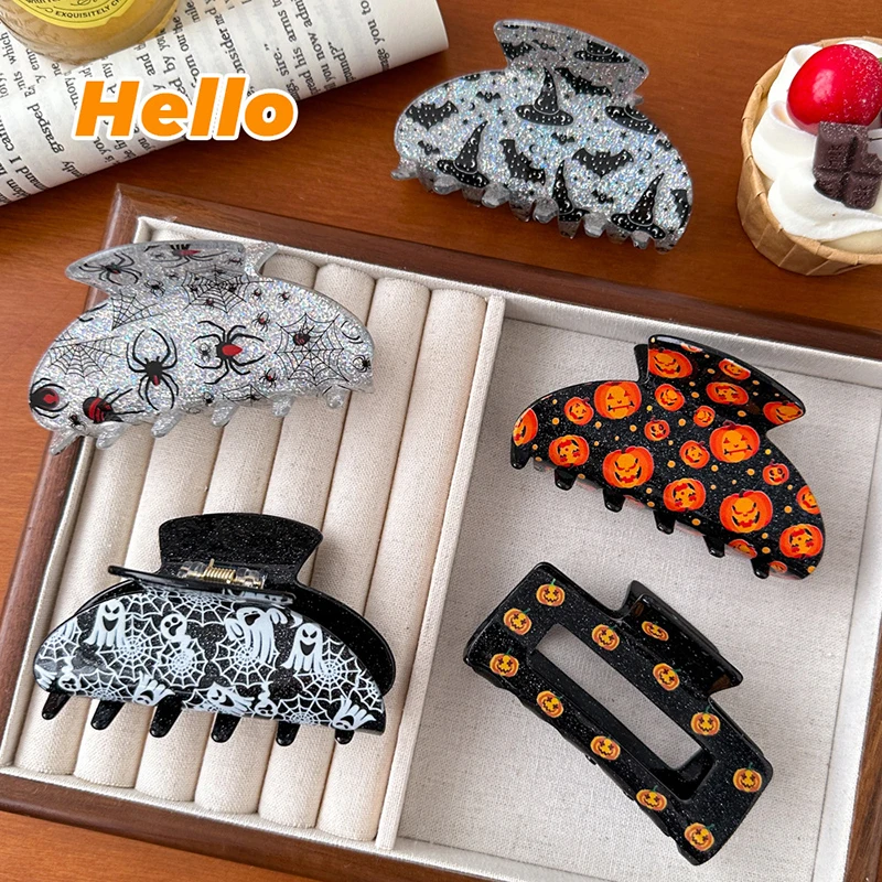 Заколка для волос в виде тыквы женщин и девушек