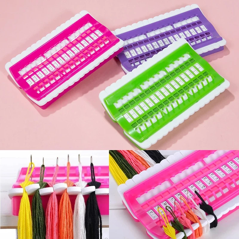 Купи Sewing Floss Thread Organizer Holder 30 Positions Cross Stitch Row Line Embroidery Floss Sewing Tool DIY Apparel Accessories за 236 рублей в магазине AliExpress