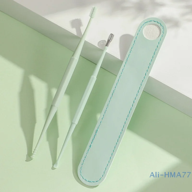 Силиконовый очиститель ушей инструмент для удаления ушной серы с двойной