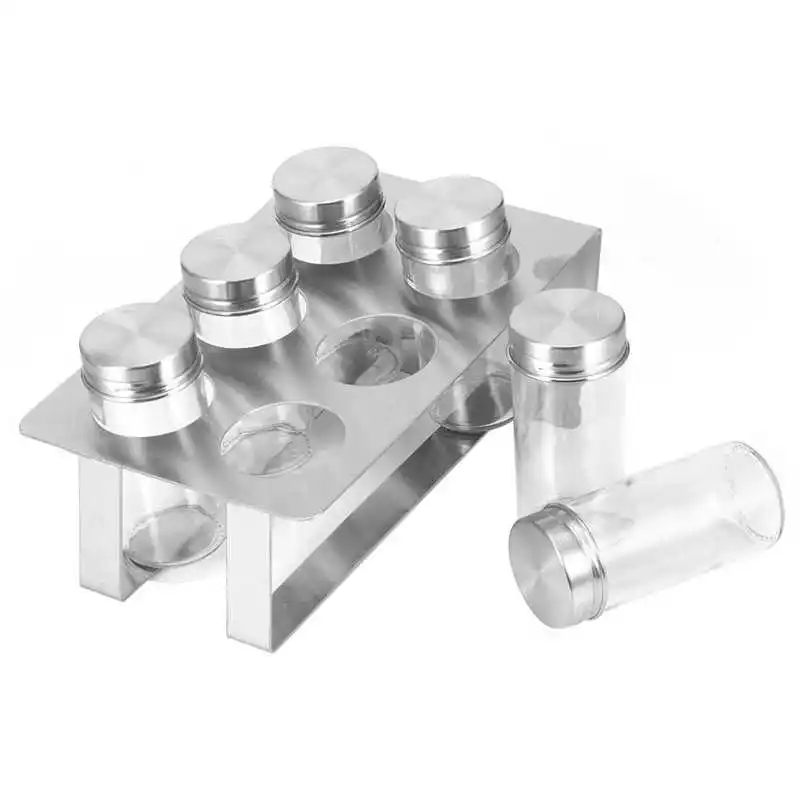 

6 шт., Герметичная Бутылка для приправ из нержавеющей стали