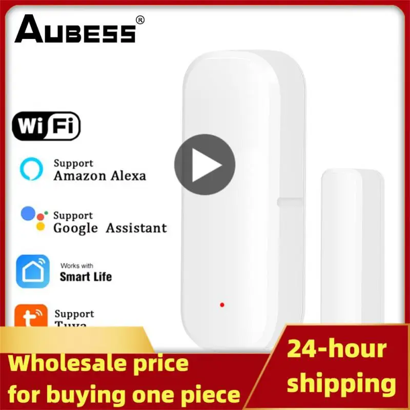 

Смарт-датчик двери Tuya Wi-Fi/Zigbee, детекторы открытия/закрытия двери, домашняя сигнализация, приложение Smart Life