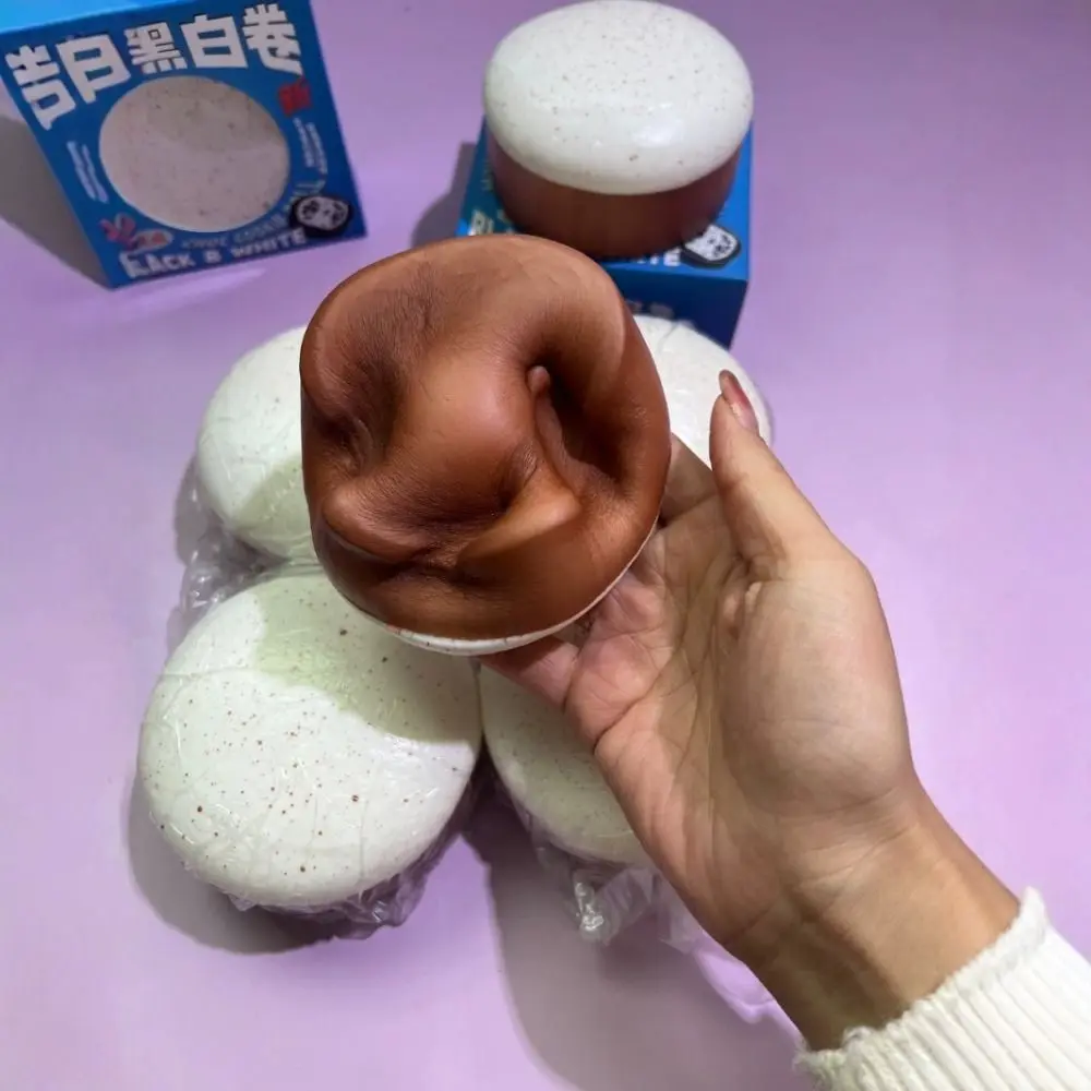 Прочная мягкая игрушка Choc Coockie для сжимания TPR медленно растущая сжимающая снятия