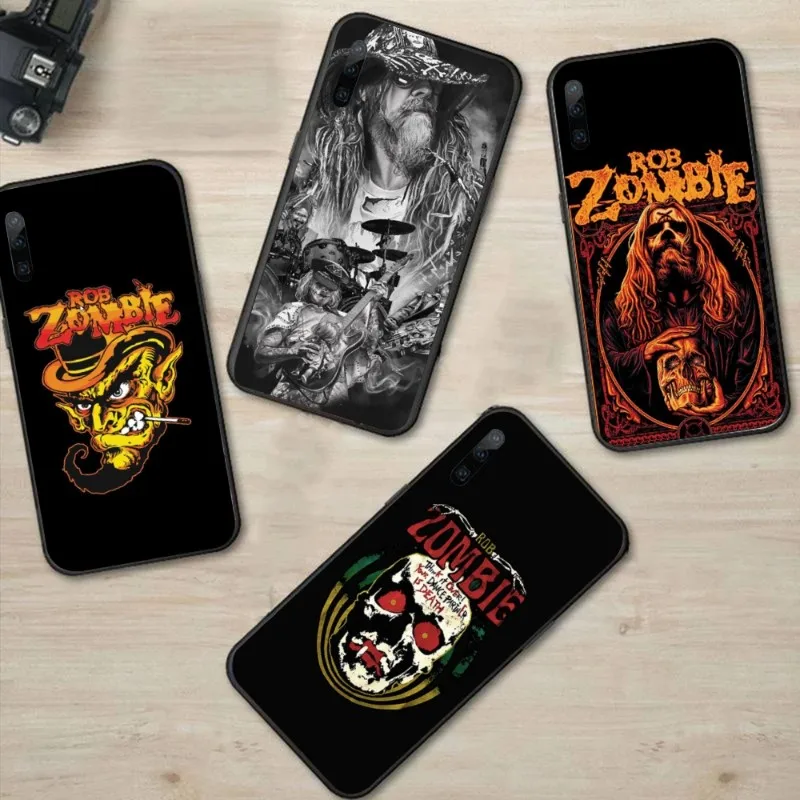 Чехол для телефона с Робом-зомби для Huawei P50 P40 P30 Pro Lite P Smart 2021 2019 Magic 3, мягкий черный чехол для телефона