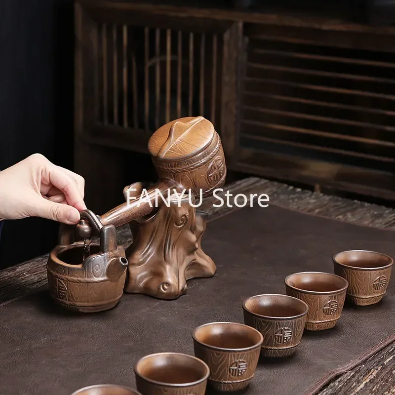 Фарфор Чайный набор кунг-фу полный роскошный автоматический послеобеденный