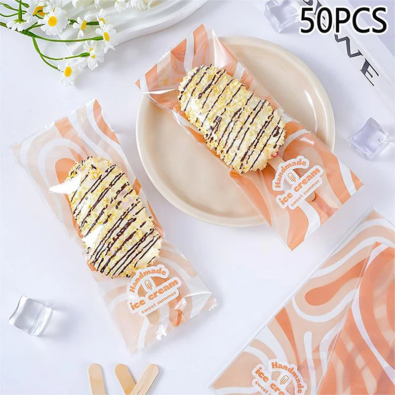 

50 шт. самозапечатывающиеся пакеты для мороженого
