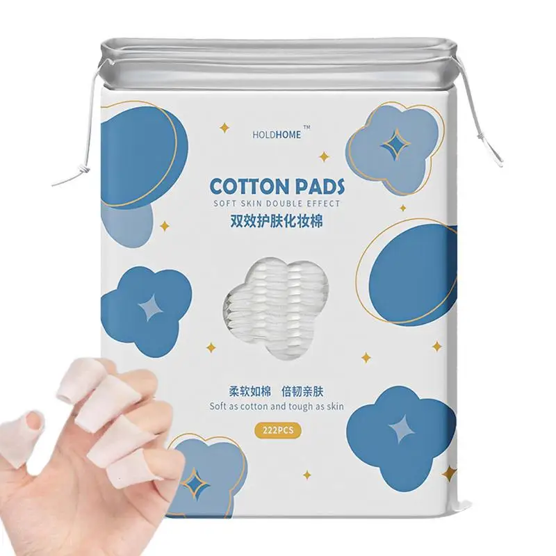 

Cotton Pads For Face Toner 222pcs Face Eye Lip Cosmetic Remover Eraser Lint-Free Makeup Remover For Foundation Blush Concealer