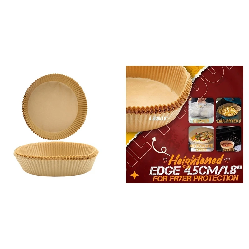 

Air Fryer Disposable Paper Liner Household Non-Stick Kitchen Waterproof French Baking Oven Oil Absorber Plates