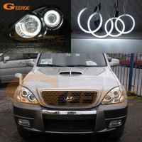 for hyundai terracan 2001 2007 excellent ultra bright ccfl angel eyes halo rings kit light car accessories