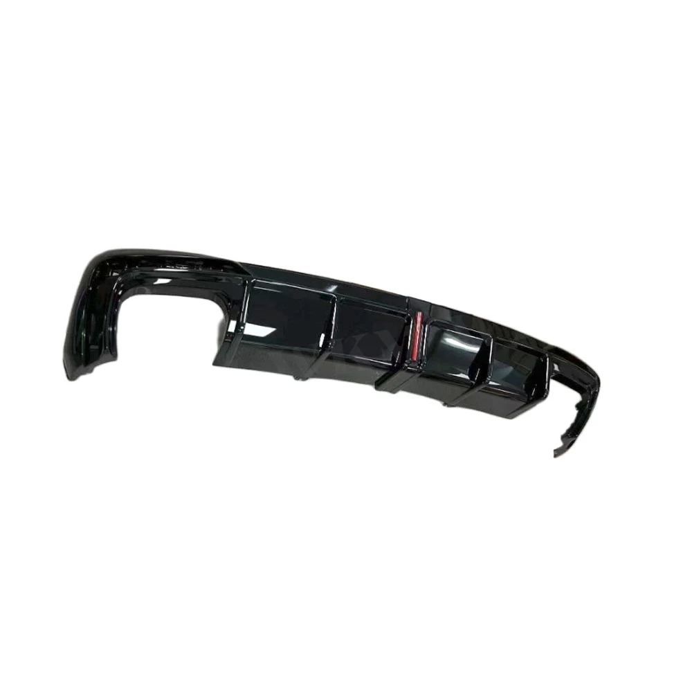 Задний бампер автомобиля из АБС-пластика задний диффузор со светодиодом для Audi A4