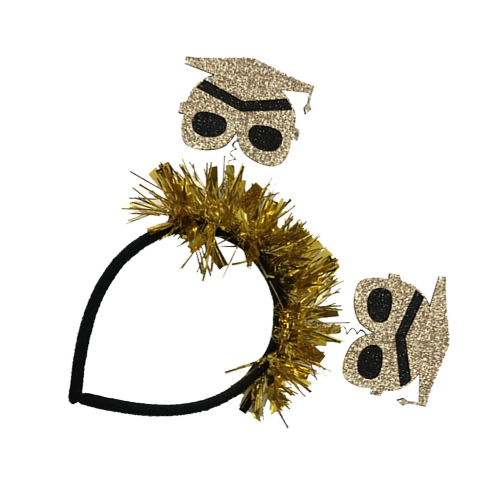 

Doctorial Hat Hair Adorn Graduation Party Hair Accessory Hair Band Decor