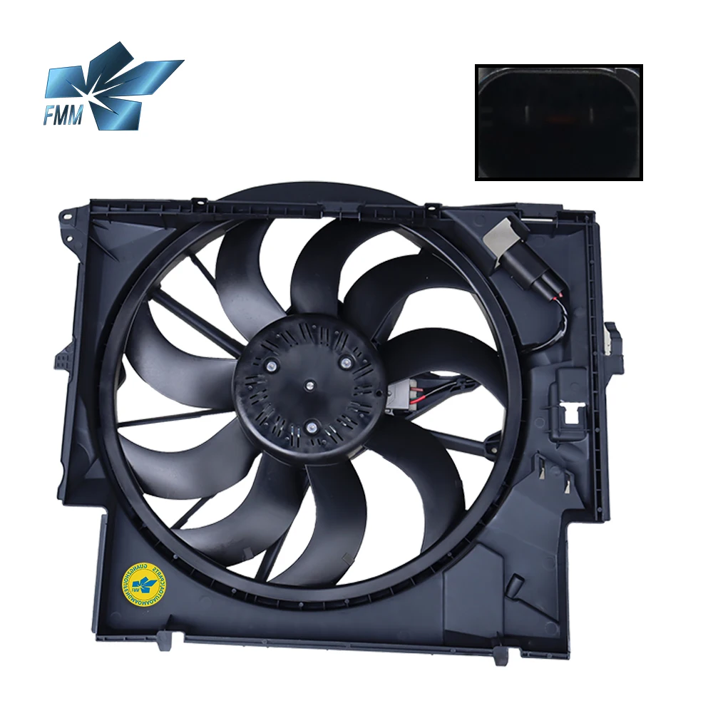 17427545366 Автомобильный электронный вентилятор для X1 X3 X5 X6 Z4 E84 E53 E70 E71 E85 Вентилятор