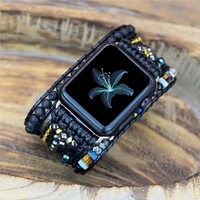 life tree bohemia strap for apple watch band 38 40 42 44 41 45 mm bracelet compatible for iwatch series 765432 vintage wristband