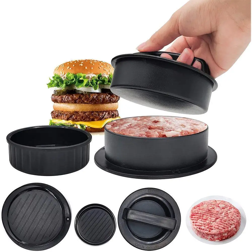 

Hamburger Maker Hamburger Press Round Shape Non-Stick Chef Cutlets Kitchen Hamburger Meat Beef Grill Burger Press Patty Maker