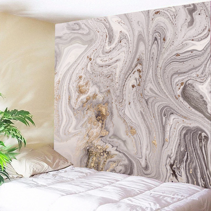 

Marble Texture Tapestry Wall Hanging Abstract Wall Blanket for Living Room Decor Bedroom Background Cloth Wall Decorations