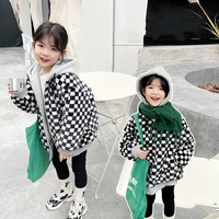 girls babys kids coat jacket outwear 2022 princess thicken spring autumn cotton teenagers cardigan breathable%c2%a0overcoat children