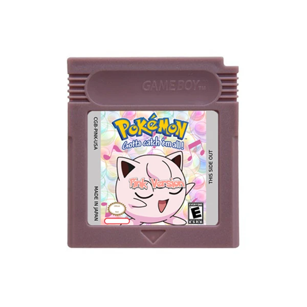 

Pokemon Pink Series 16-bit Video Game Cartridge Console Card for GBA GBC