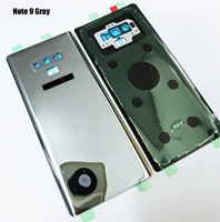 for samsung galaxy note 9 backcover back glass housing bezel with camera lens adhesive spare parts oem original back cover