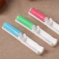 sticky portable clothes lint roller with cover washable dust roller for wool sheets clothes fluff pet hair cleaning tools home