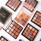 16-цветная матовая палитра теней для век землистого цвета, водостойкая, мерцающая, против пота, стойкая, не оставляющая пятен палитра для макияжа глаз
